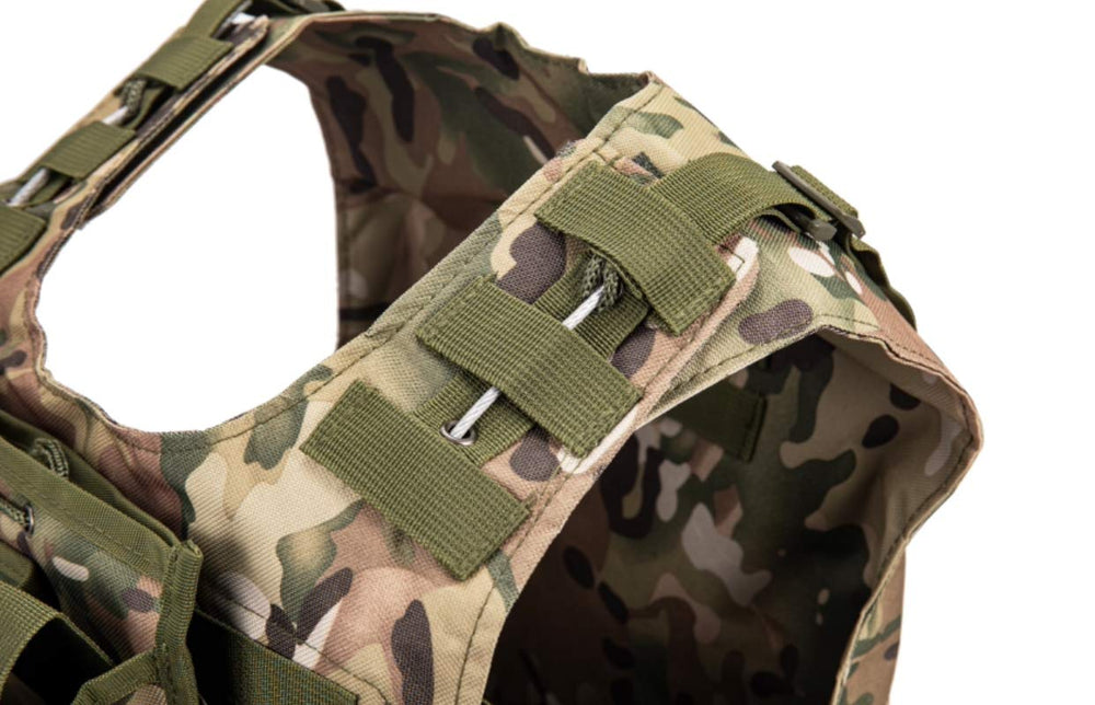 Redemption Tactical vest featuring admin pouch for flashlight or radio