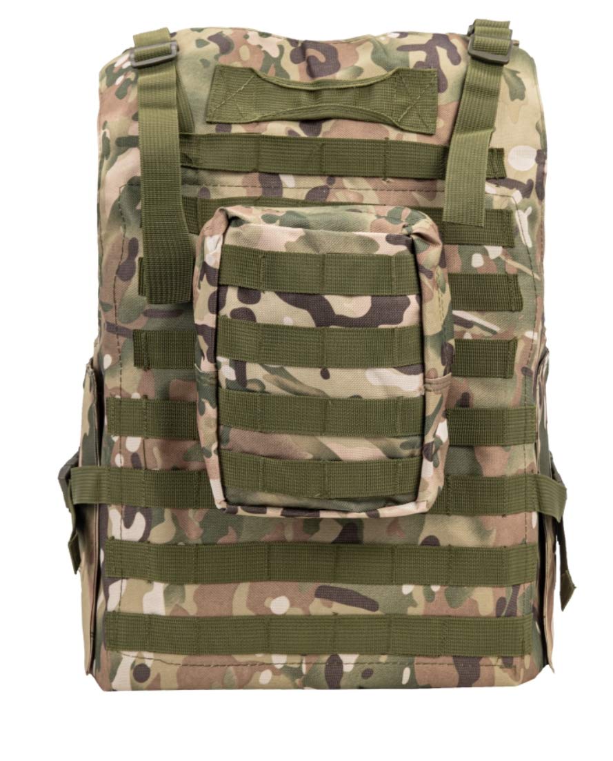 Redemption Tactical vest shows shoulder adjustability for a customized fit