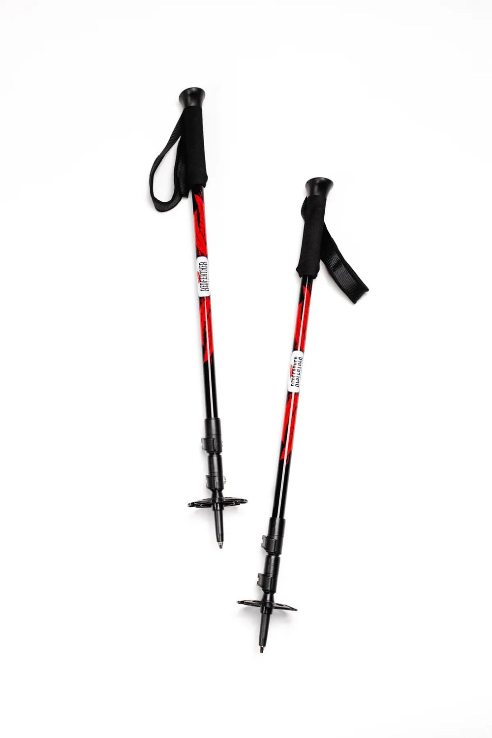 Redfeather Outdoors ergonomic foam handles for longer hikes