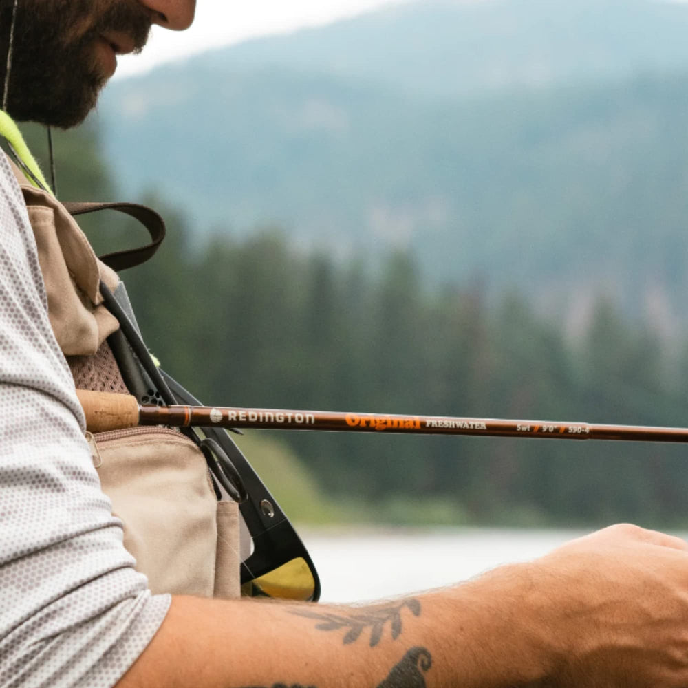 4-piece All Water fly rod in disassembled form