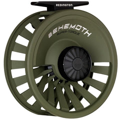 Redington Behemoth die-cast reel showcases durable build for freshwater and saltwater angling.