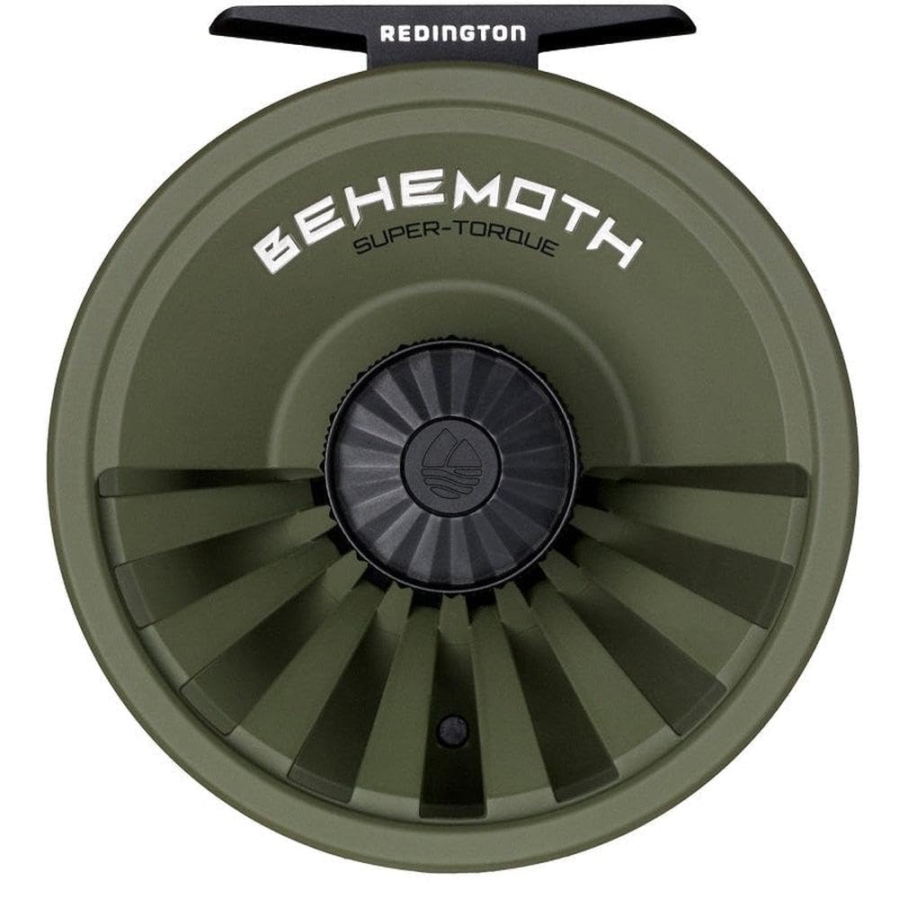 Redington Behemoth large-arbor spool in use demonstrates fast line retrieval.