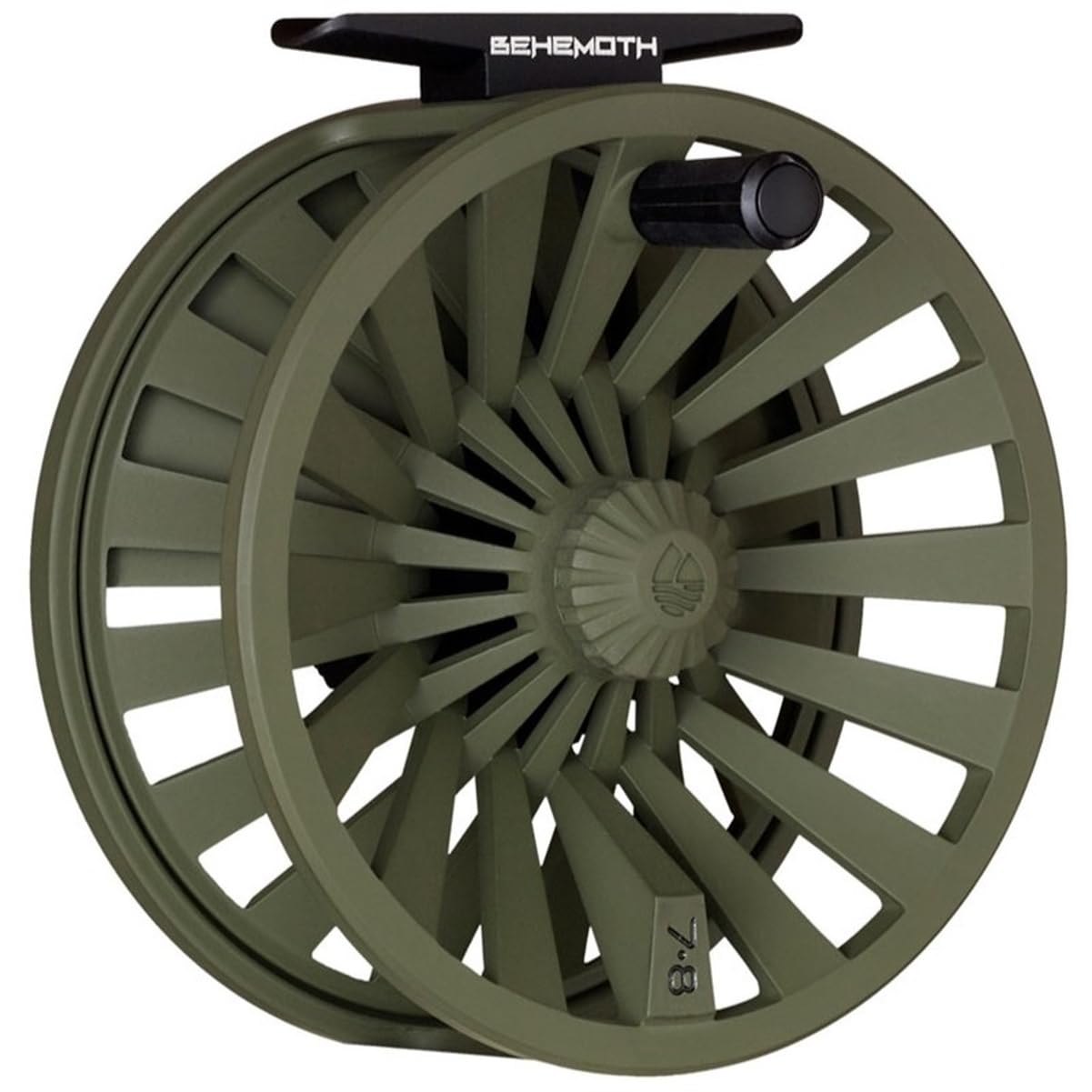 Redington Behemoth large-arbor spool enables fast line retrieval.