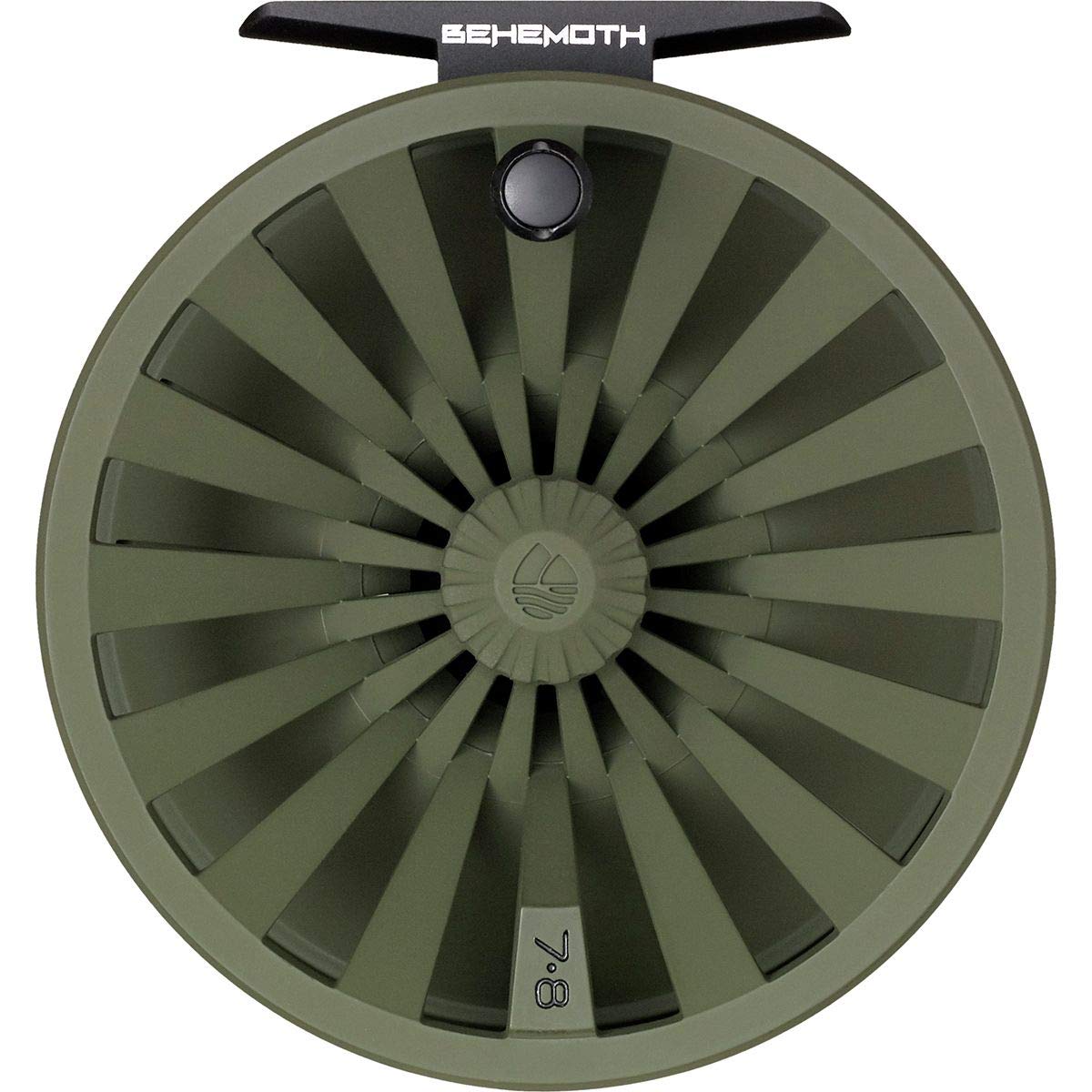 Redington Behemoth reel with ergonomic twin molded handle for comfort during long days.