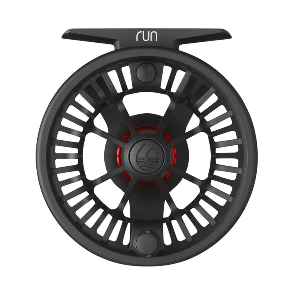 Redington Black 3-4 reel drag system demonstrates smooth carbon fiber performance.