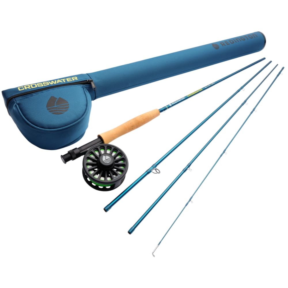Redington Crosswater 4-piece 9' 5WT fly rod with reel