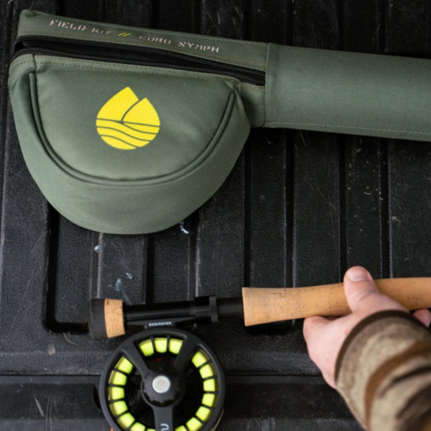 Redington line and leader setup ready for efficient rigging
