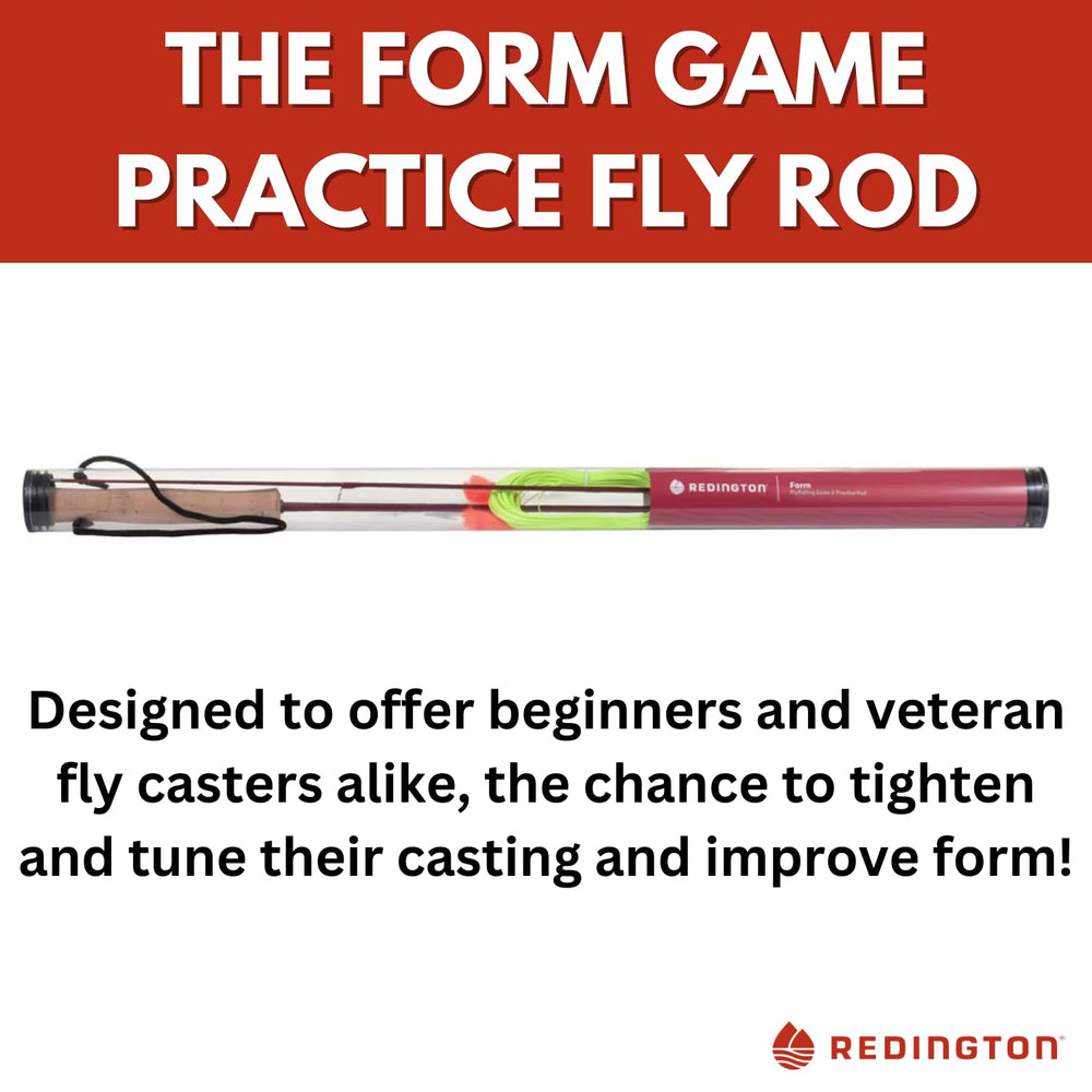 Redington Form Game Rod collapsible for easy packing and on-the-road casting practice.