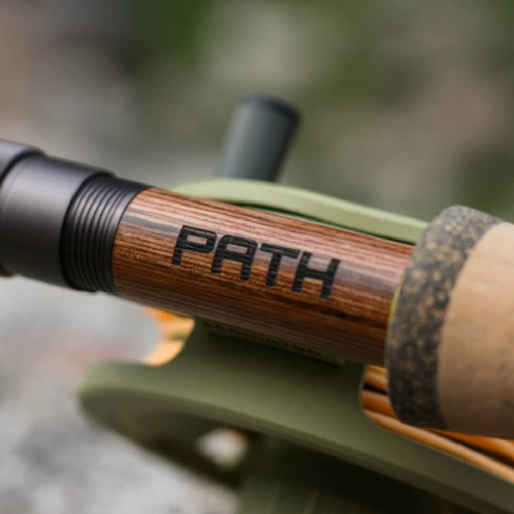 Redington Path graphite blank in dark clay brown showcases smooth casting appeal