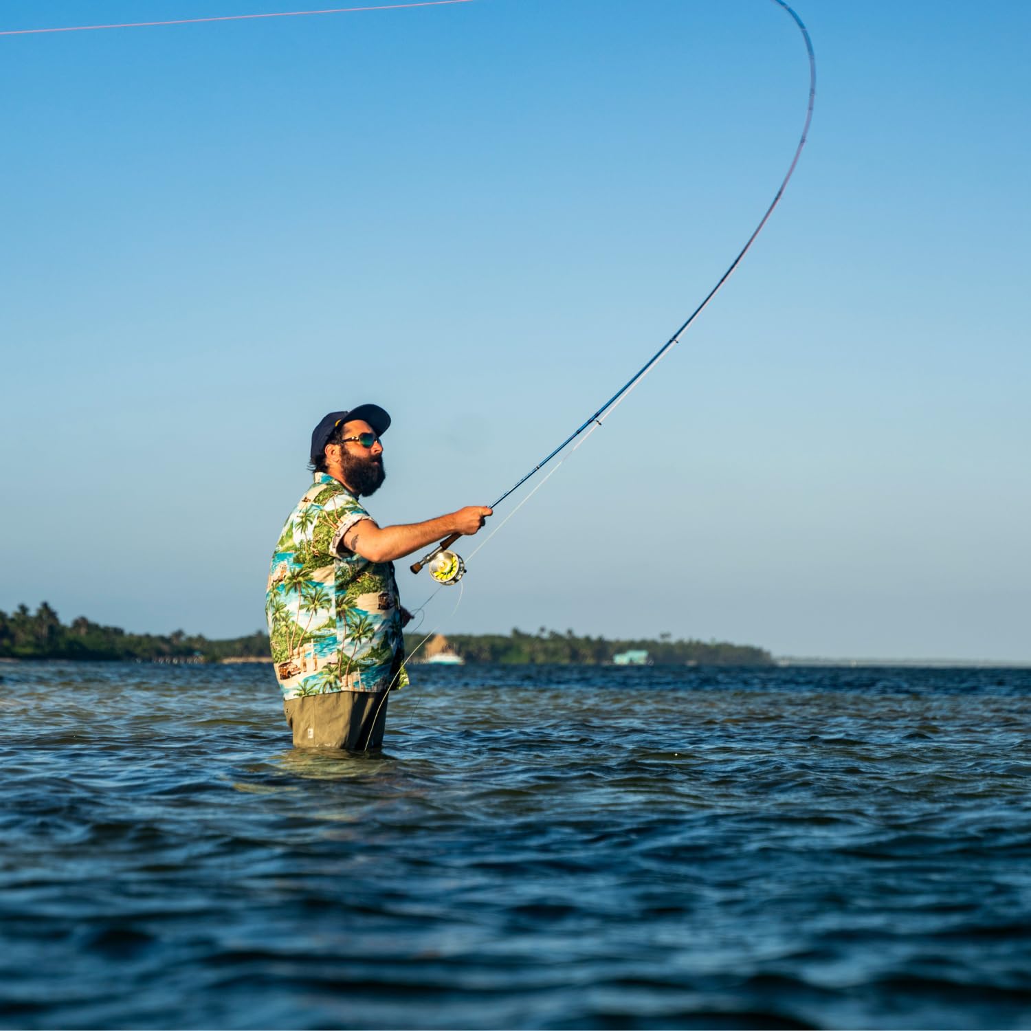 Redington Predator Salt chrome guides provide smooth line tracking.