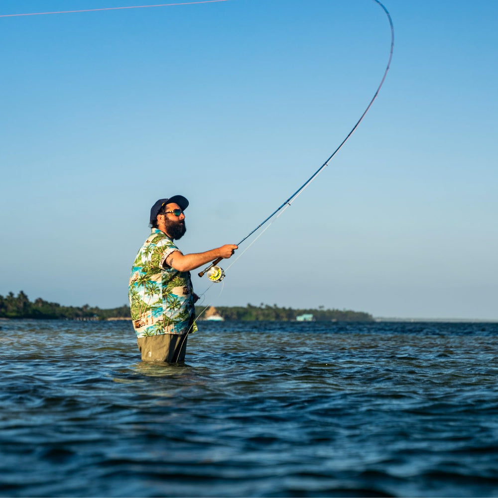 Redington Predator Salt chrome guides provide smooth line tracking.