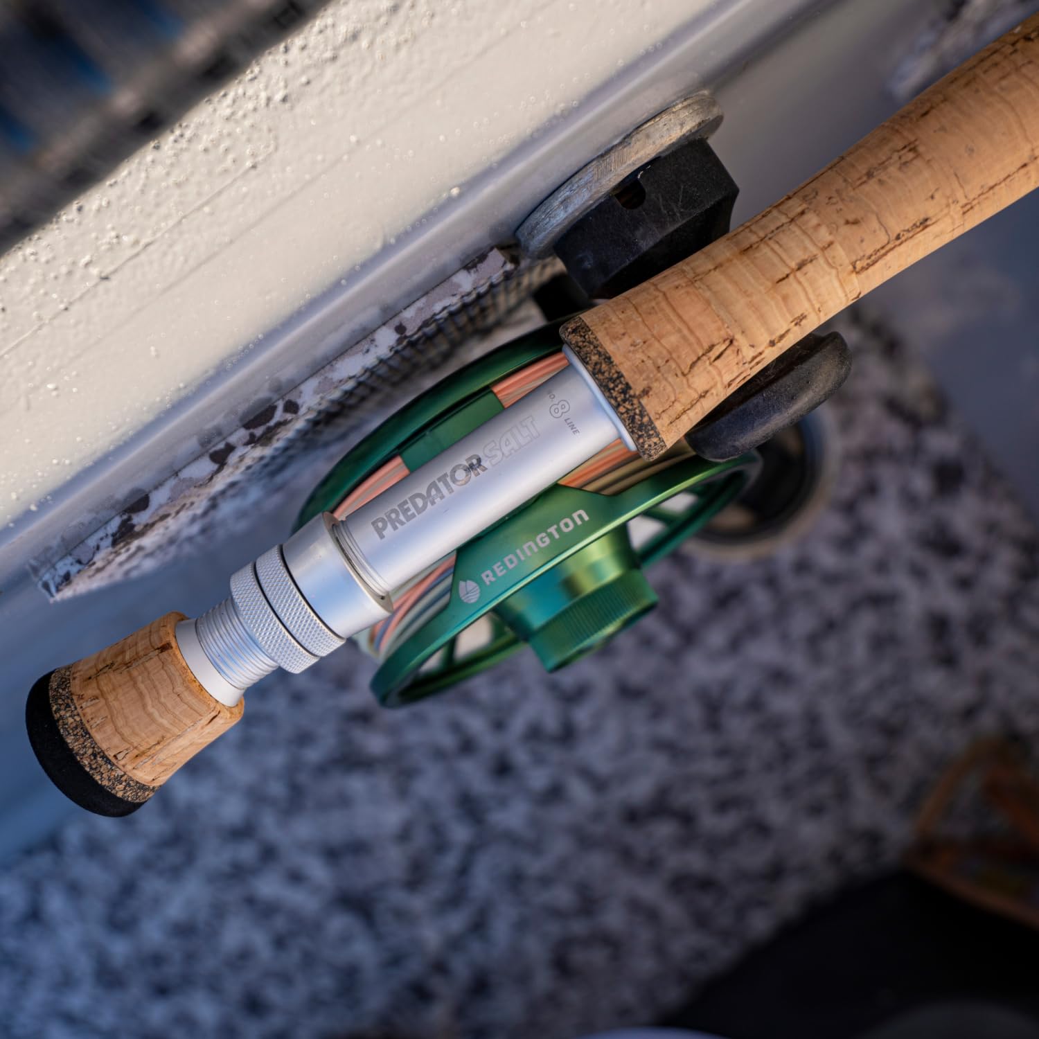 Redington Predator Salt nano resin graphite blank balances strength and sensitivity.