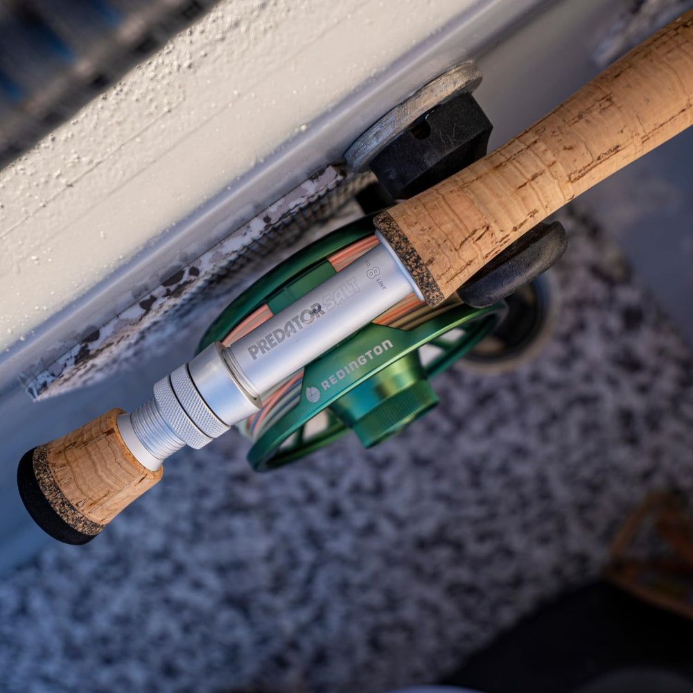 Redington Predator Salt nano resin graphite blank balances strength and sensitivity.