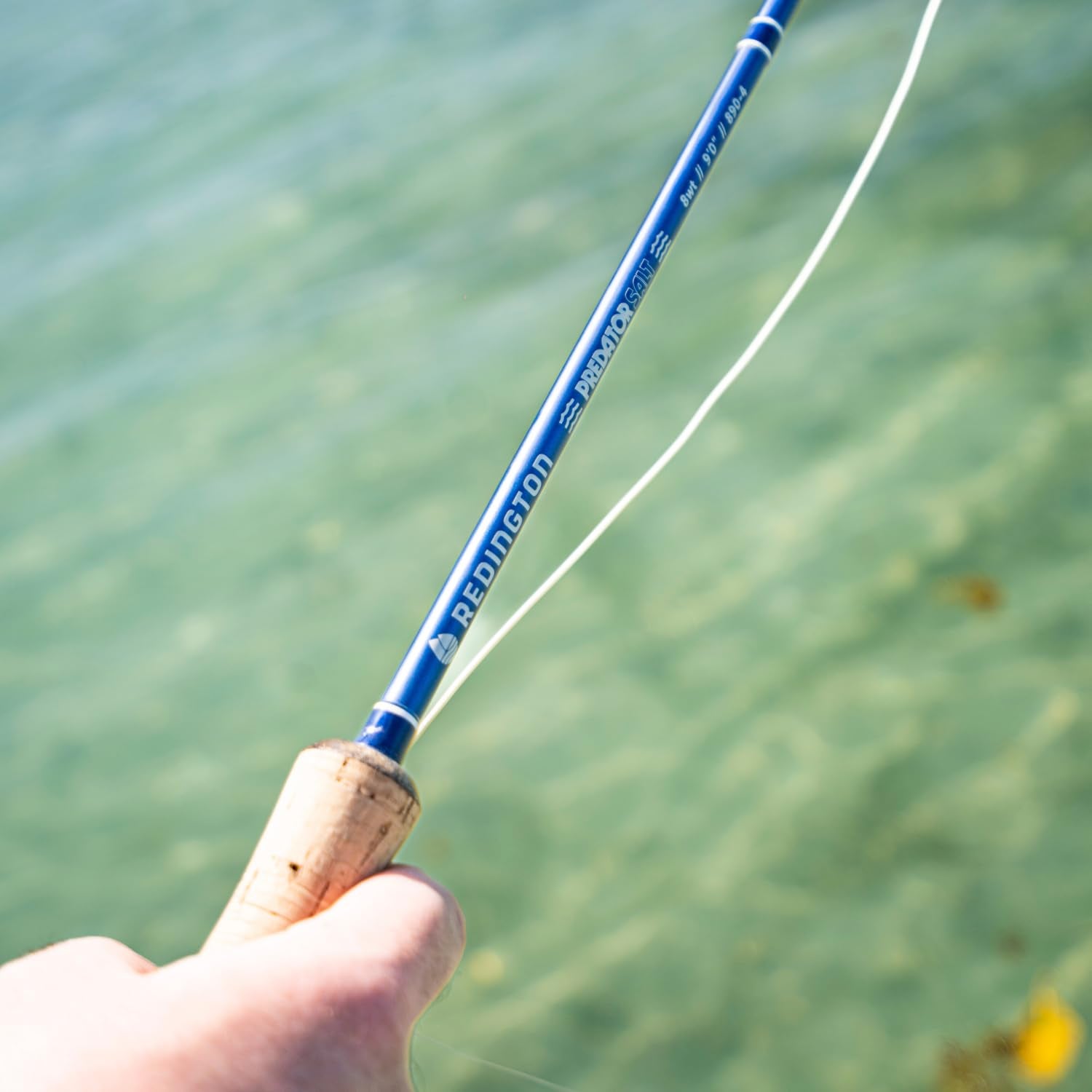 Redington Predator Salt rod tube with alignment dots for easy setup.