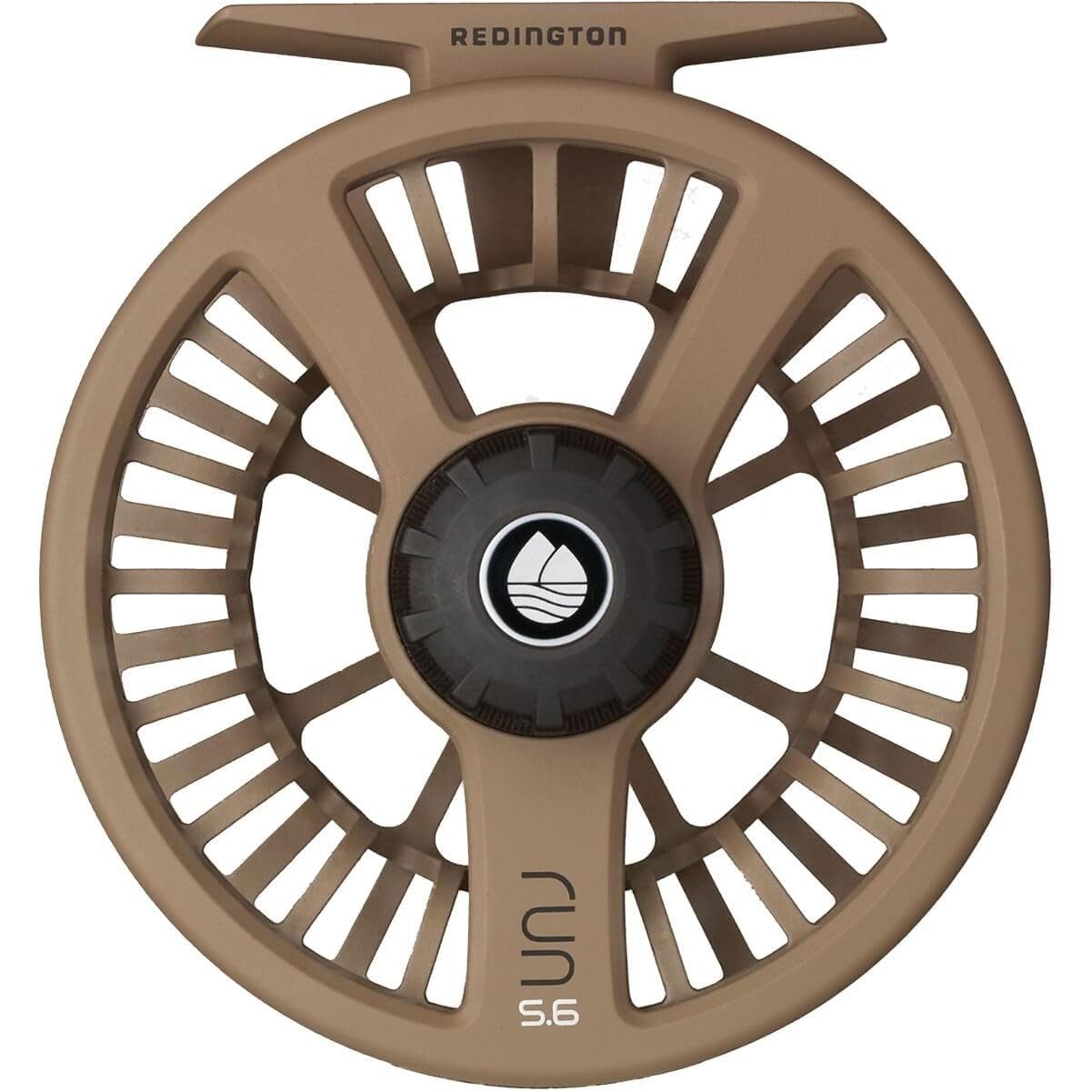 Close-up of Redington Run Fly Reel 3-4 weight housing - aluminum construction