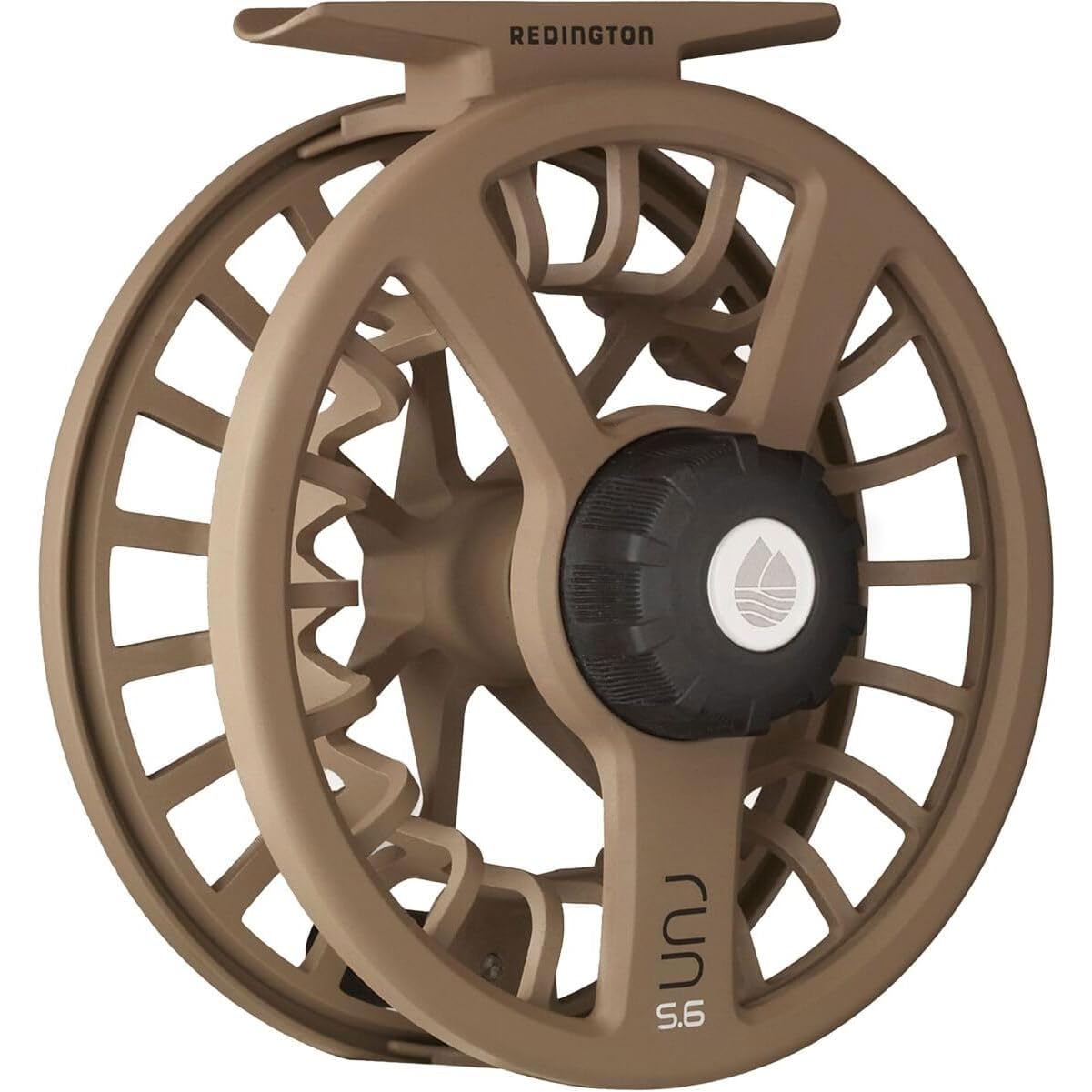 Back of Redington Run Fly Reel 3-4 weight showing winding and capacity