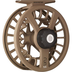 Back of Redington Run Fly Reel 3-4 weight showing winding and capacity