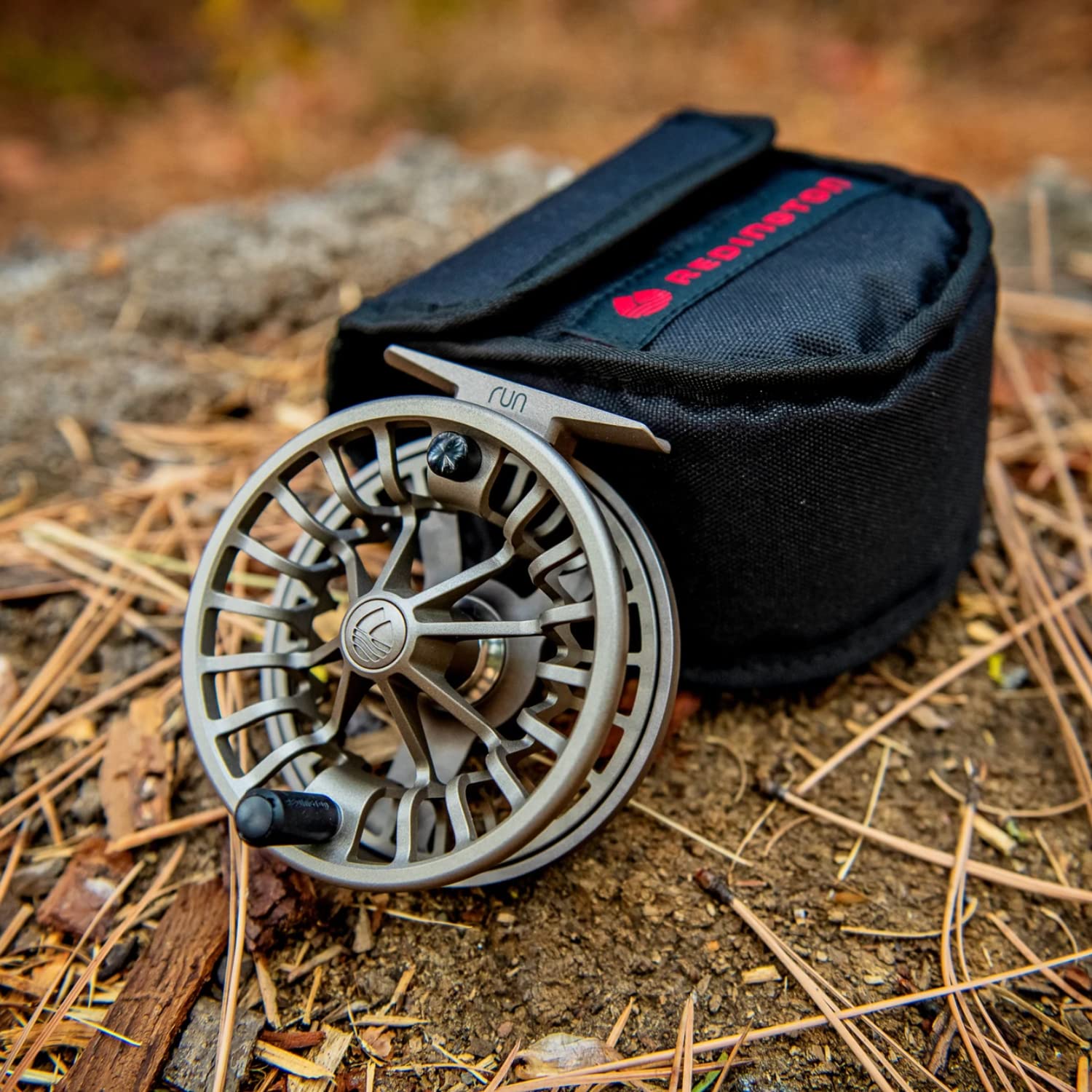 Redington Run fly reel showing a large arbor for fast line retrieval.
