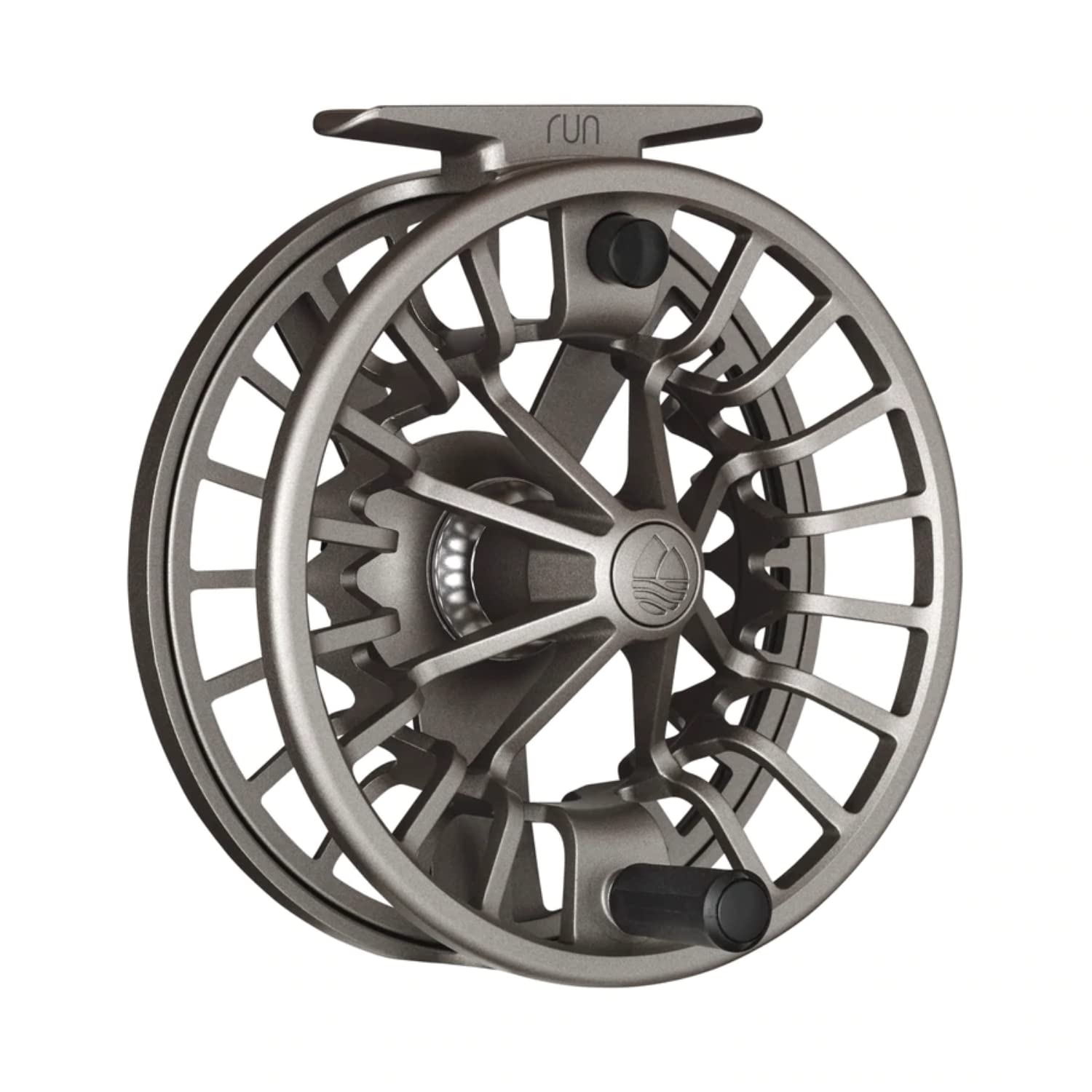 Redington Run fly reel with a lightweight profile ideal for all-day trout fishing.