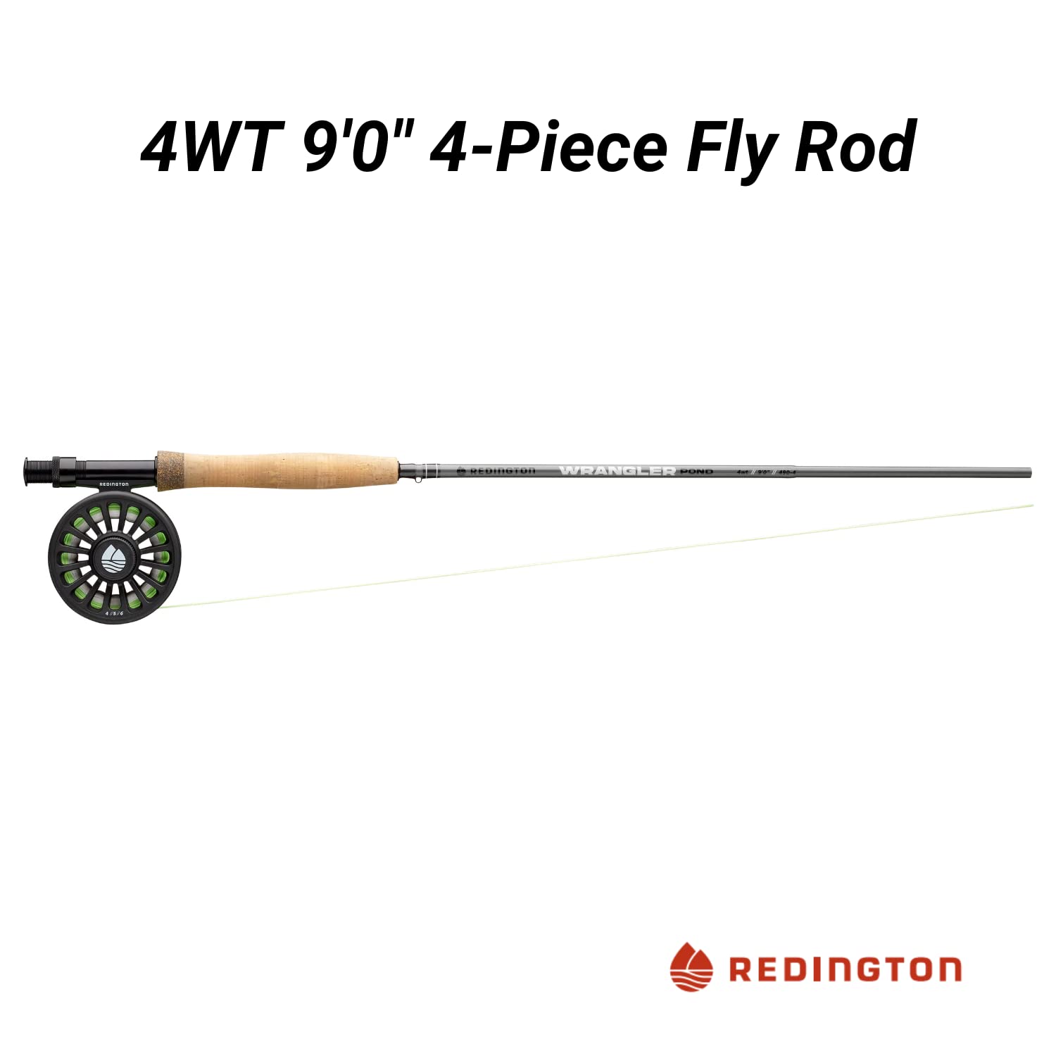 Redington Wrangler Crosswater reel with smooth drag for small freshwater fish