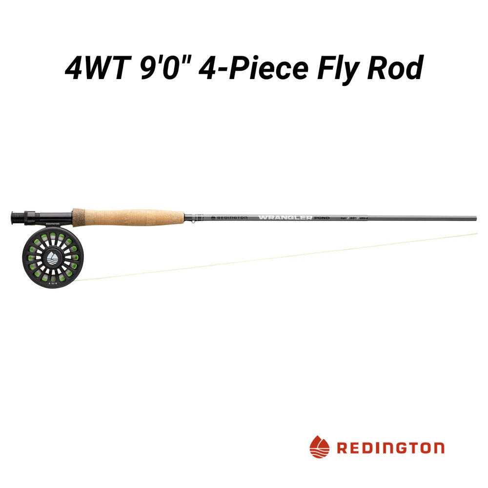 Redington Wrangler Crosswater reel with smooth drag for small freshwater fish