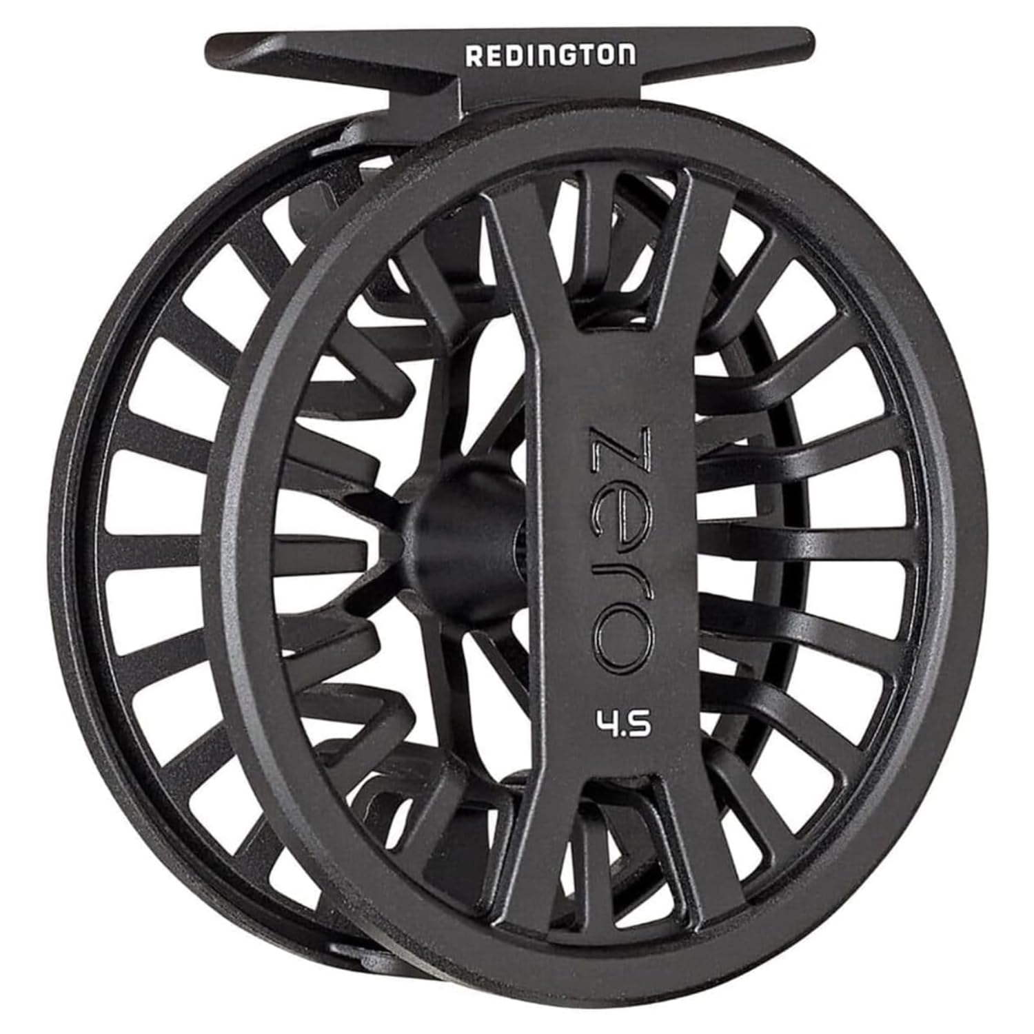 Redington ZERO large arbor improves line retrieval and reduces memory during fast trout runs.