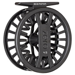 Redington ZERO large arbor improves line retrieval and reduces memory during fast trout runs.