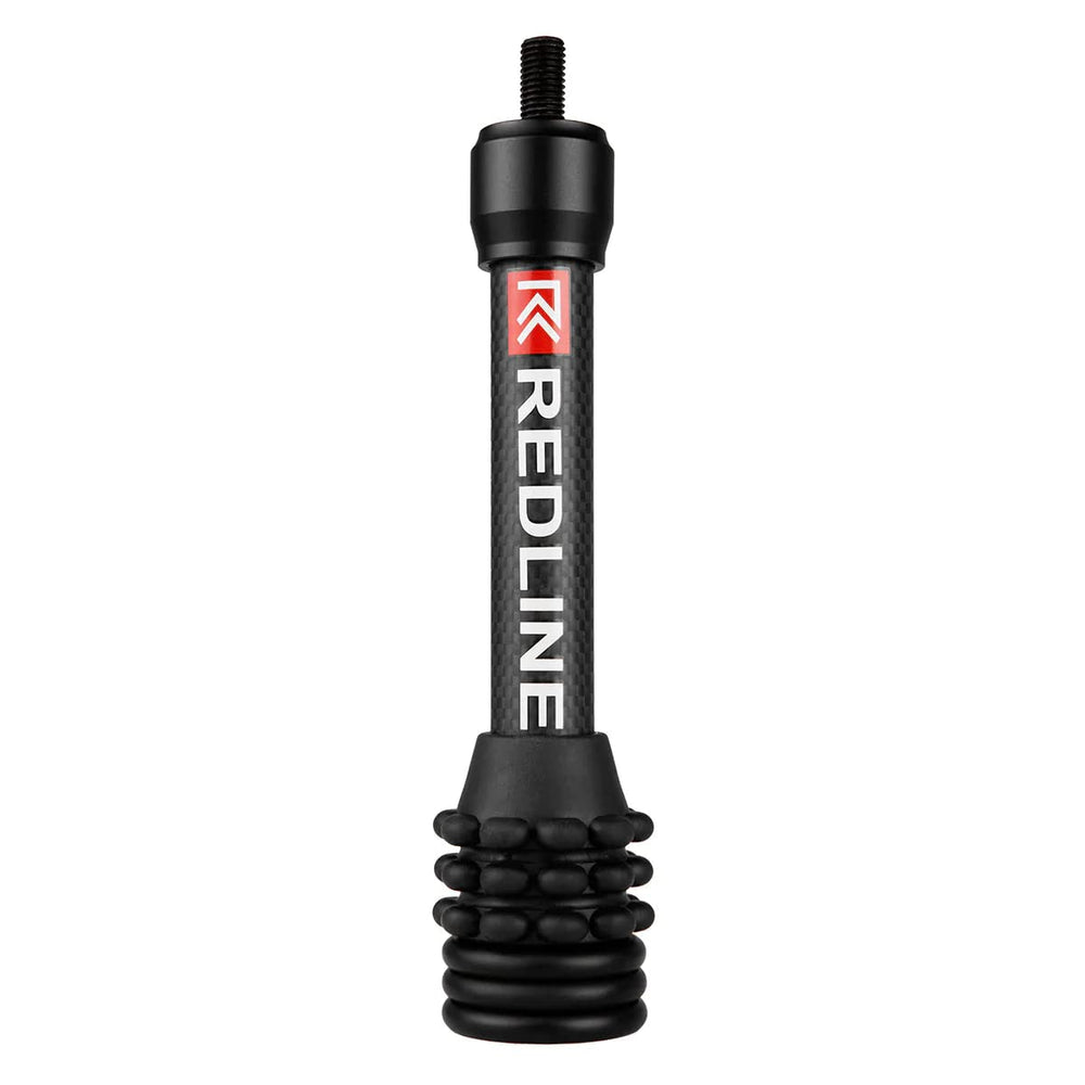 REDLINE 6-inch stabilizer with adjustable weights enhances stability and silent field performance during hunts