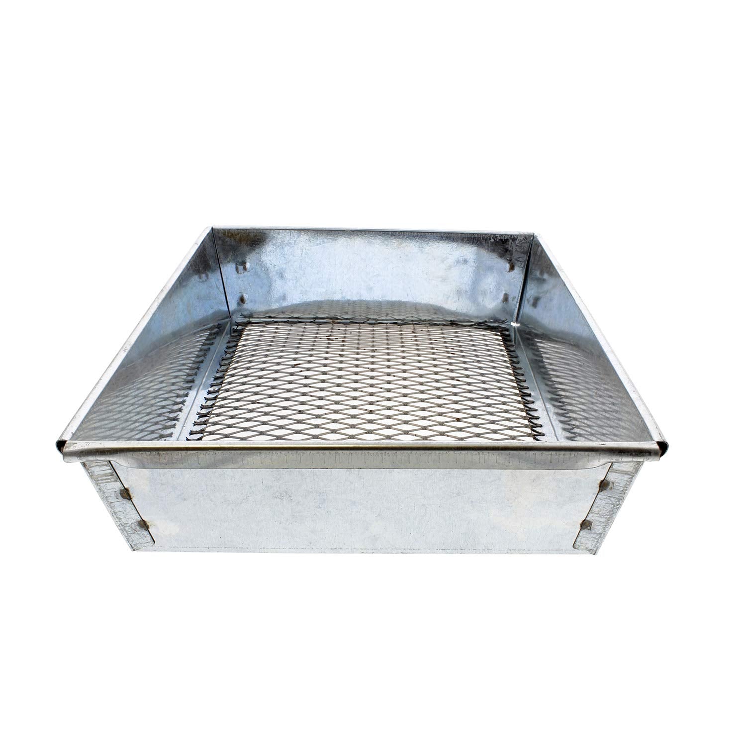 Redneck Convent Trapping Dirt Sifter mesh detail emphasizes raised diamond pattern for efficient sifting through dirt