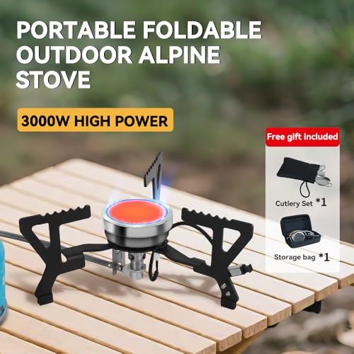 REDSUN FD3 stove in EVA case ready to travel with your backpacking gear.