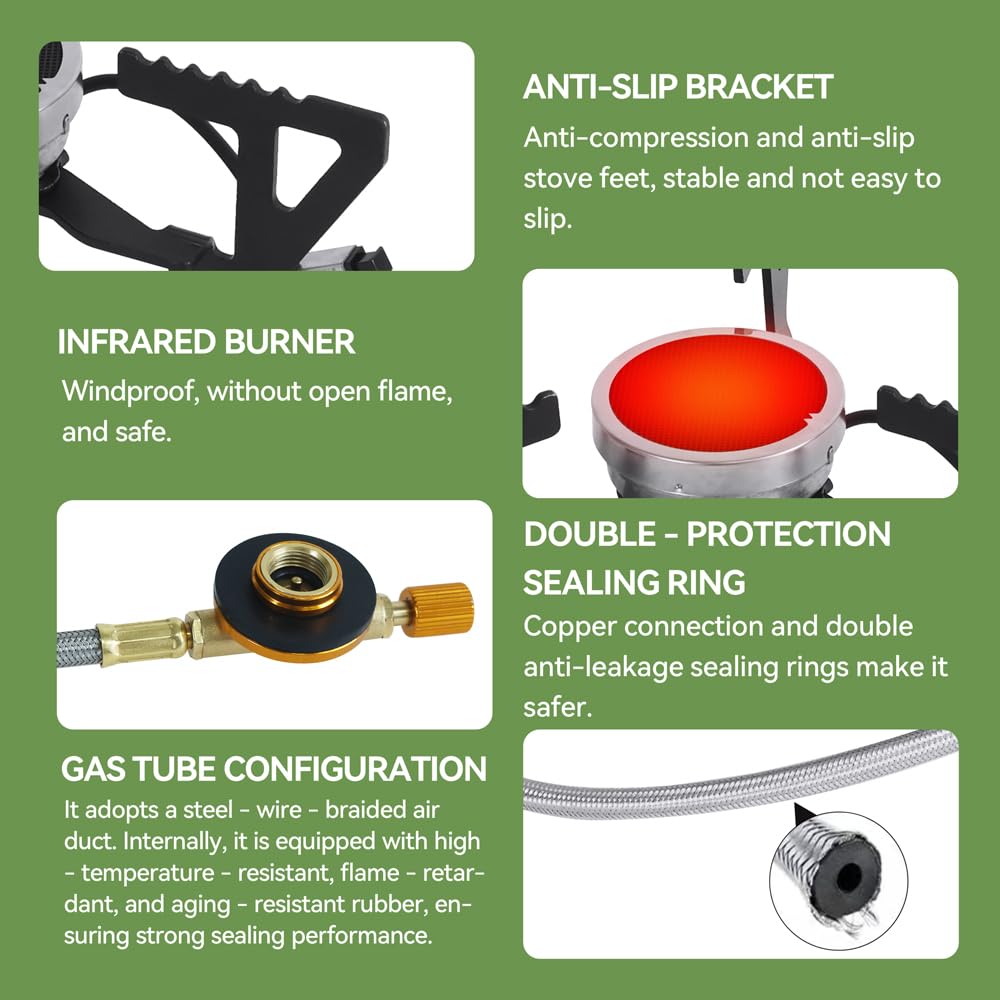 REDSUN FD3 dual combustion mode switches for high power cooking.