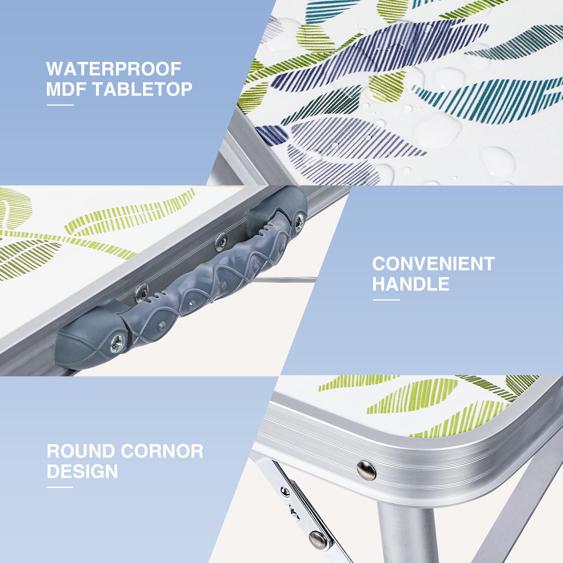 RedSwing carry-handle design enhances portability for easy movement.