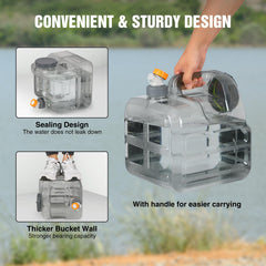 RedSwing food-grade PC water bucket keeps water clean and odor-free.