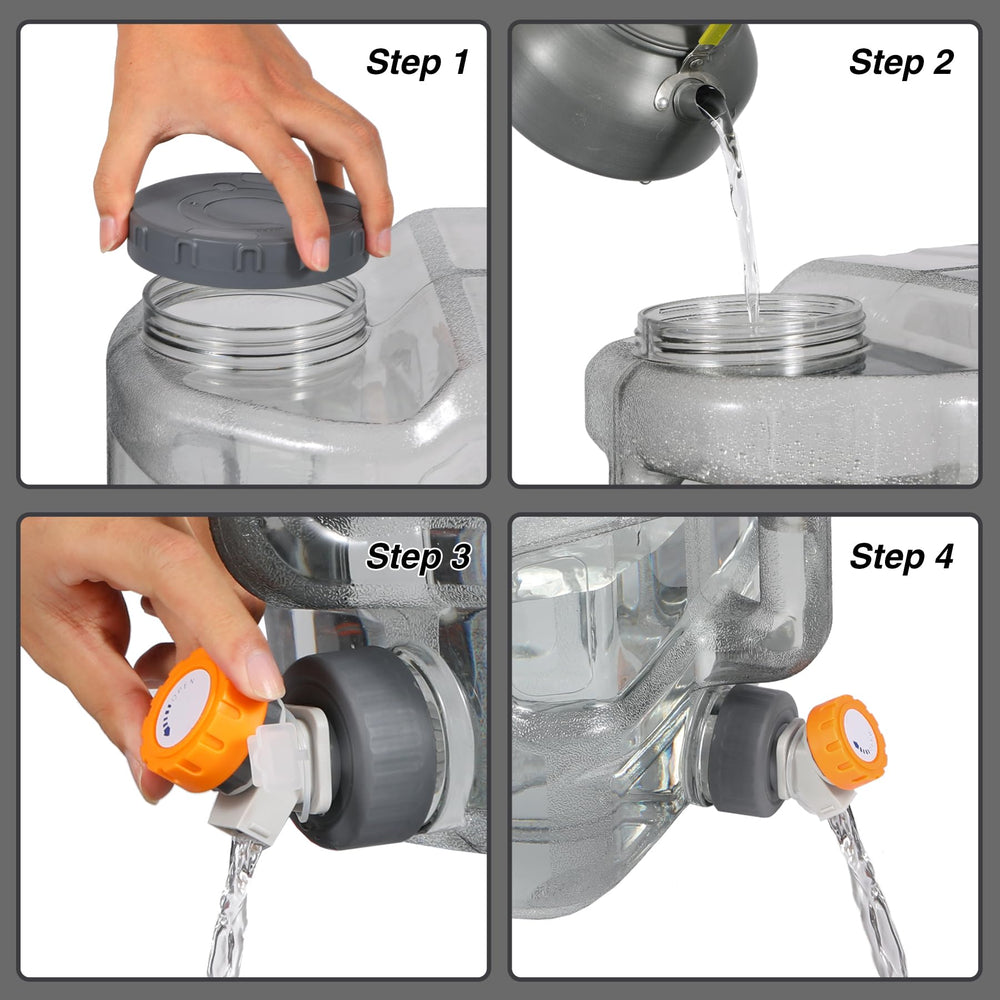RedSwing easy-to-carry 20L water container for travel and camping.