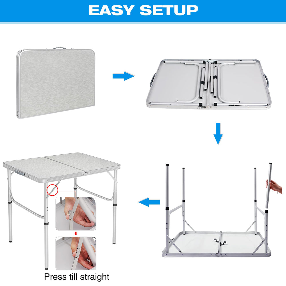RedSwing outdoor ready table ideal for picnics beaches and casual gatherings.