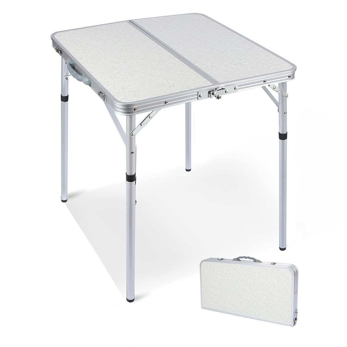 RedSwing small square folding table top detail for sturdy outdoor use
