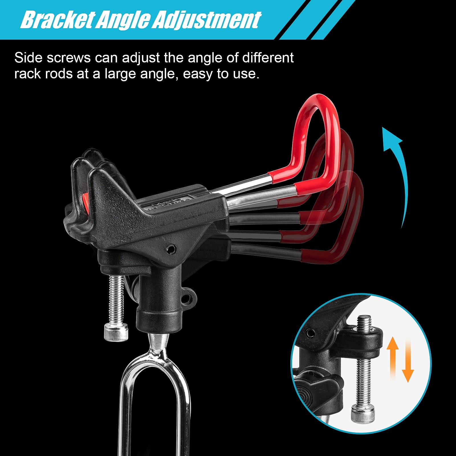 Detachable design for easy transport ReeMoo rod holders