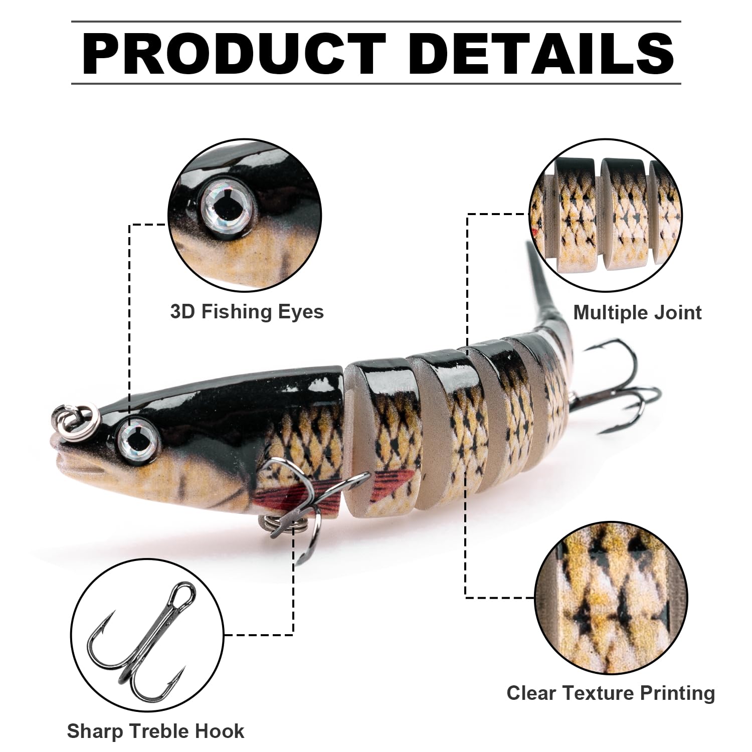 ReeMoo eight-section multi-jointed swimbait