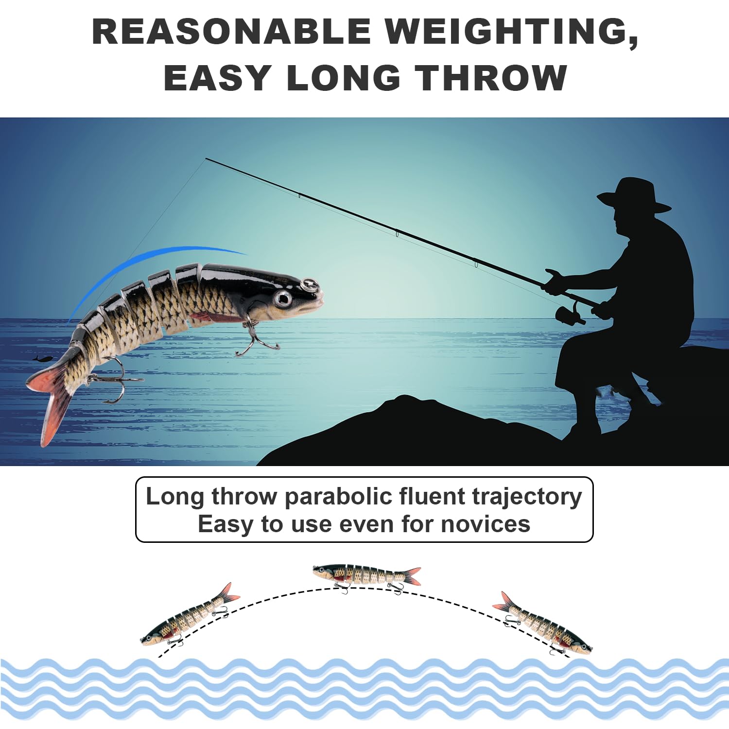 ReeMoo swimbait showing upgraded sharp hooks