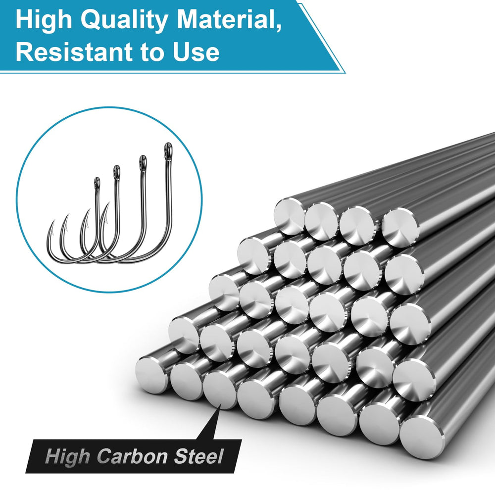 Rust-resistant carbon steel hooks in action