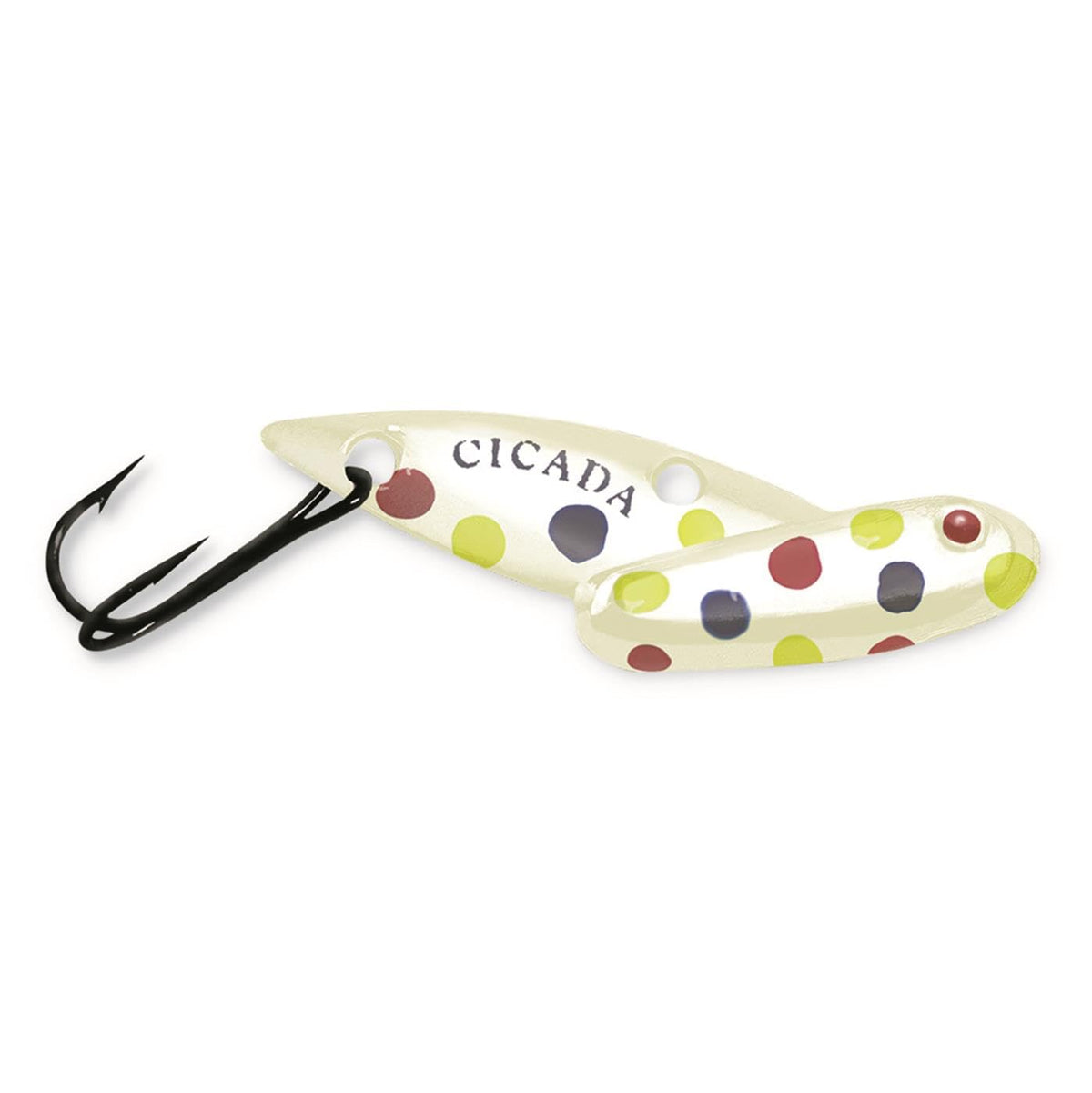 Reef Runner Acme tungsten cicada glow wonderbread lure with darting action for bass and panfish