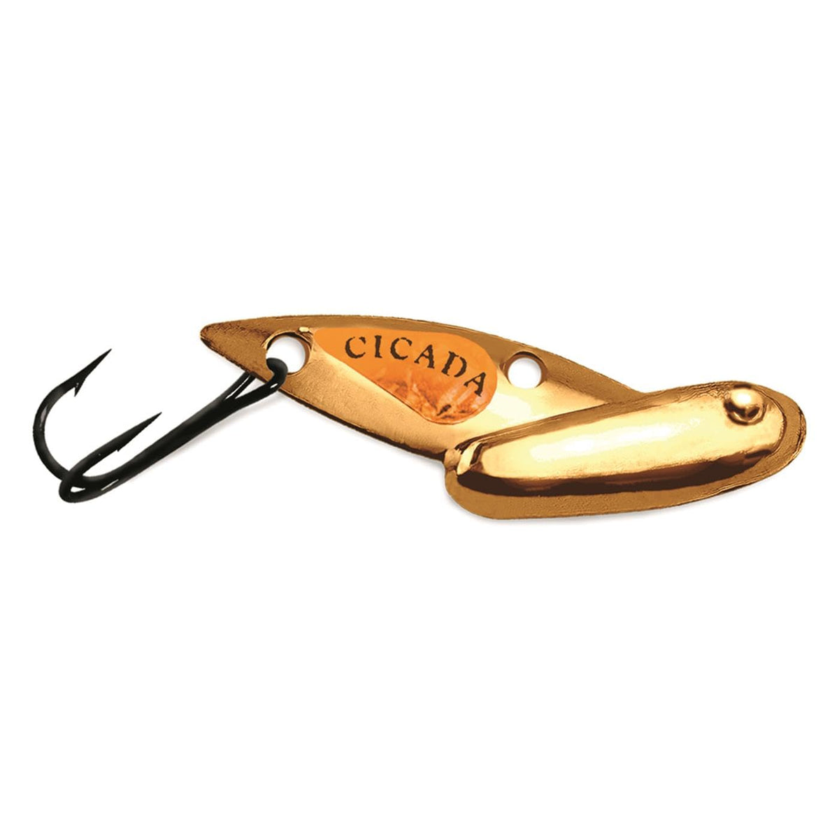 Reef Runner Acme Tungsten Cicada lure, gold-orange-ice finish, for precise casts and enticing strikes