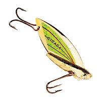 Reef Runner Cicada lure in silver finish, ideal for vibration-rich retrieves and precise casting.