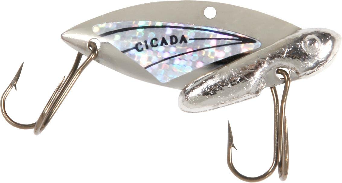 Reef Runner Cicada Lure side view showing vibration during retrieve for versatile fishing
