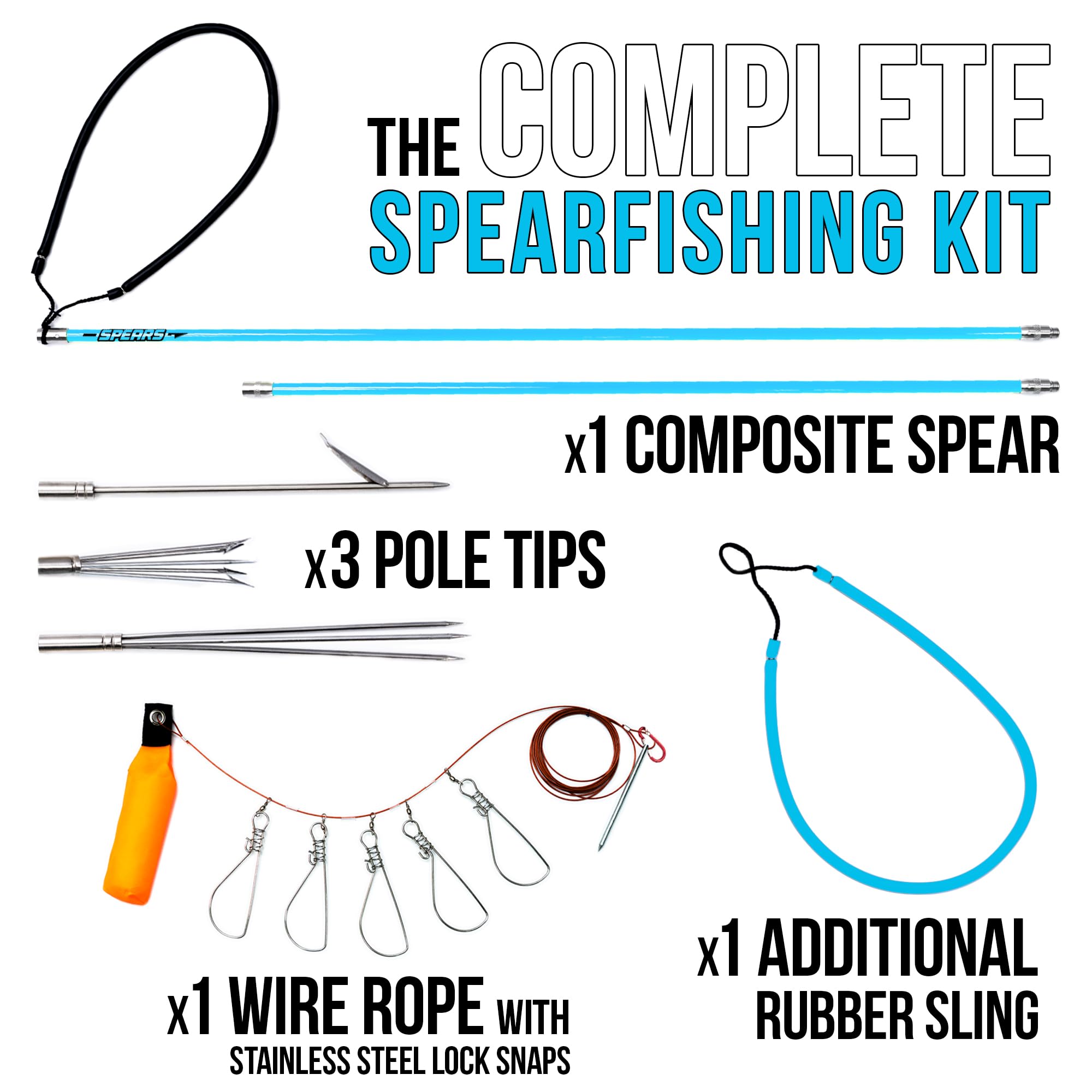 Reef Sling Spears 3-tip paralyzer enables precise targeting in reef environments