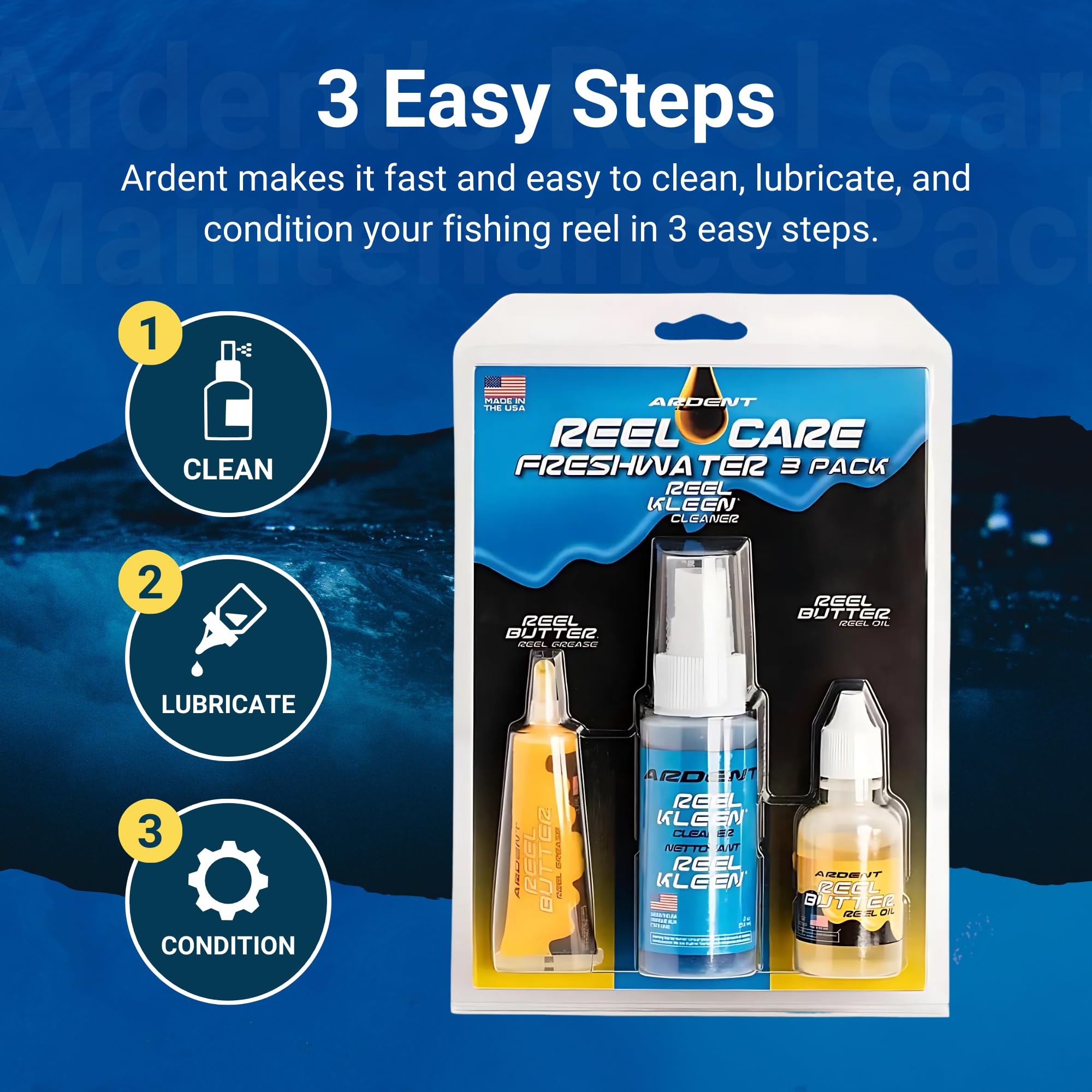 Reel Butter Oil bottle for lubrication of freshwater reels