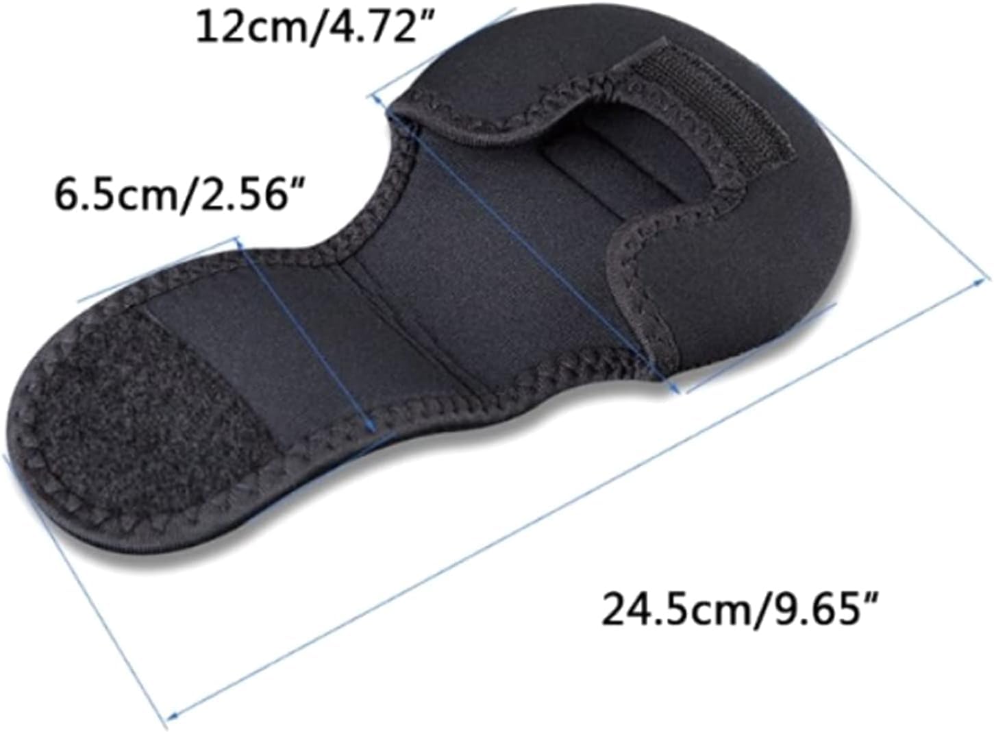 Slim black reel cover close-up showing protective design