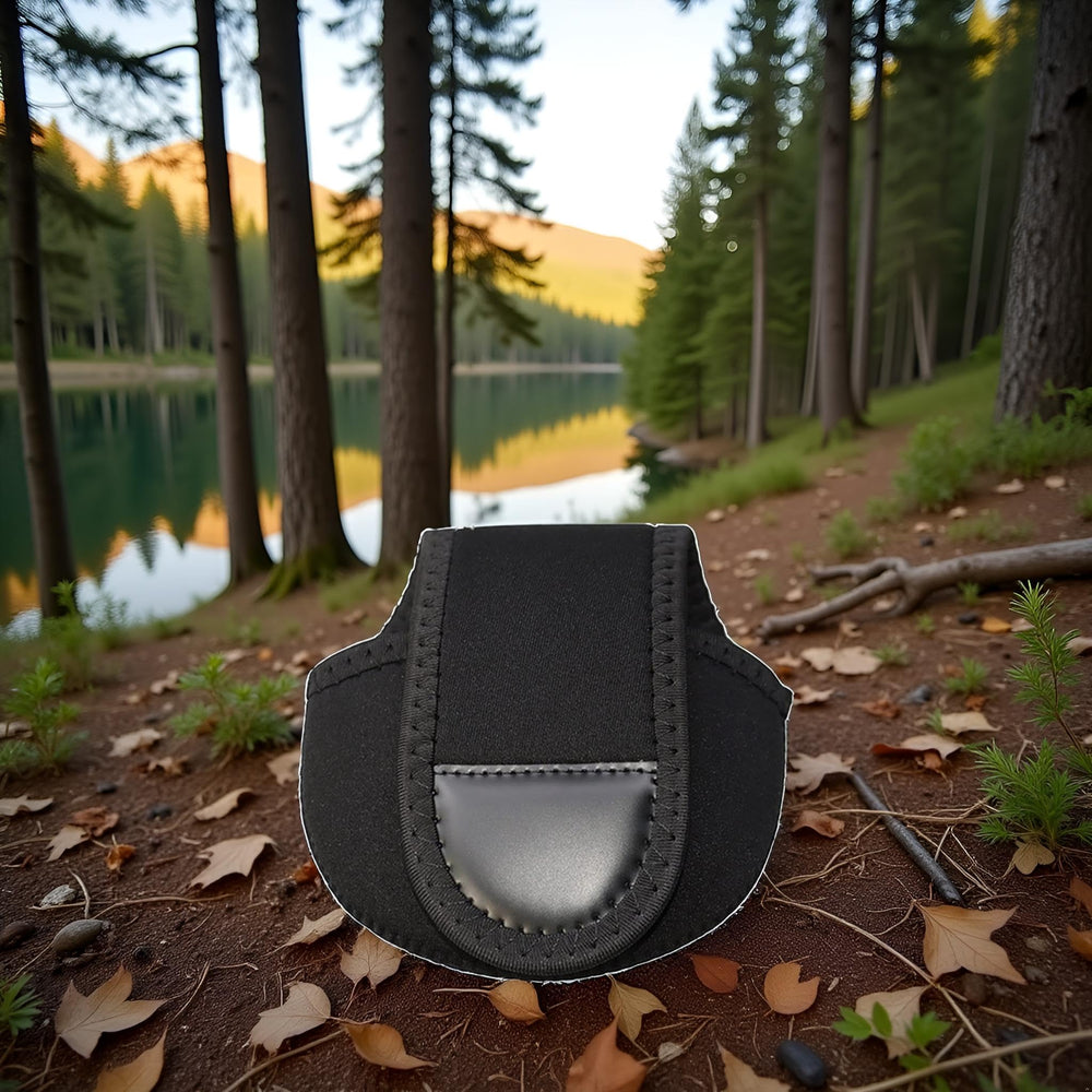 Black reel cover for baitcasting reels in 100/150 series