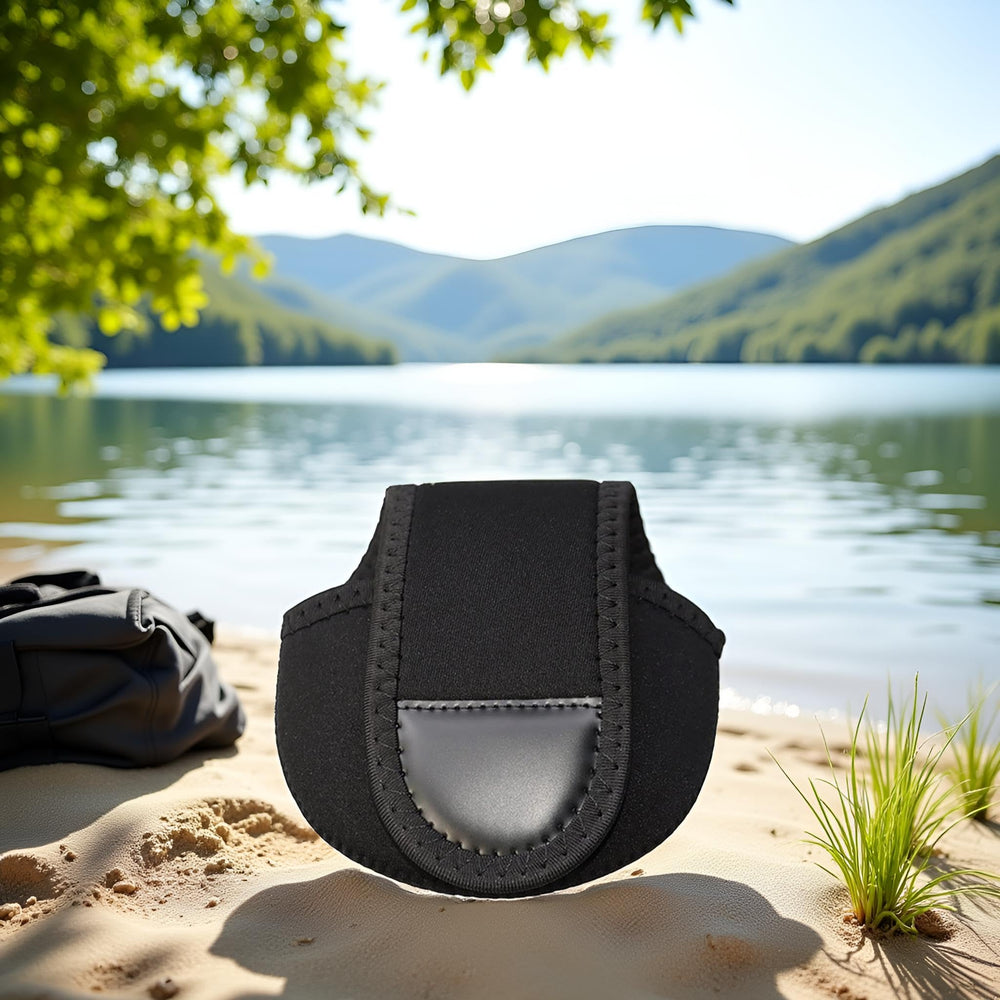 Portable storage pouch for reels in a tackle box