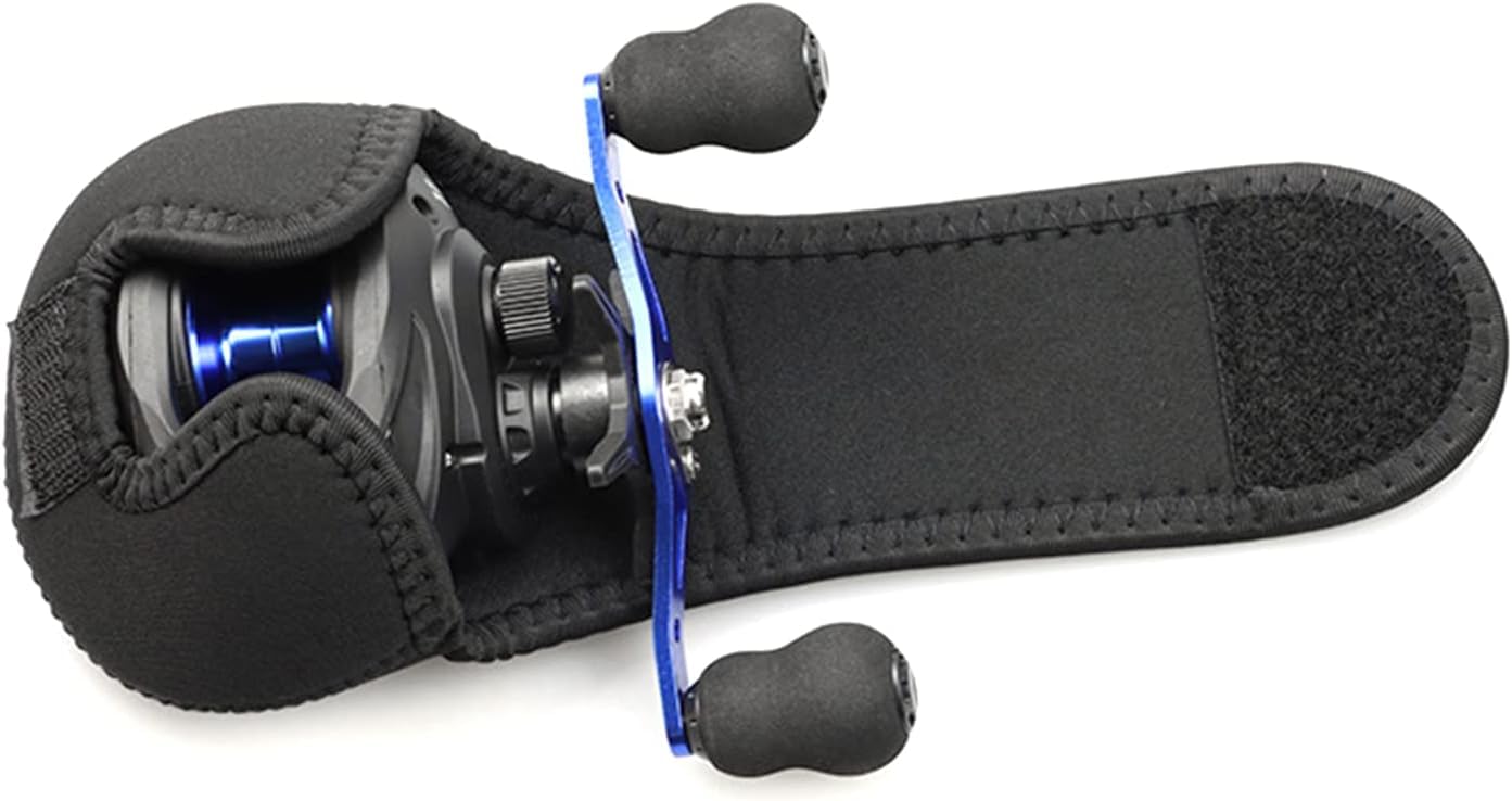 Travel-ready black reel cover for reels and gear